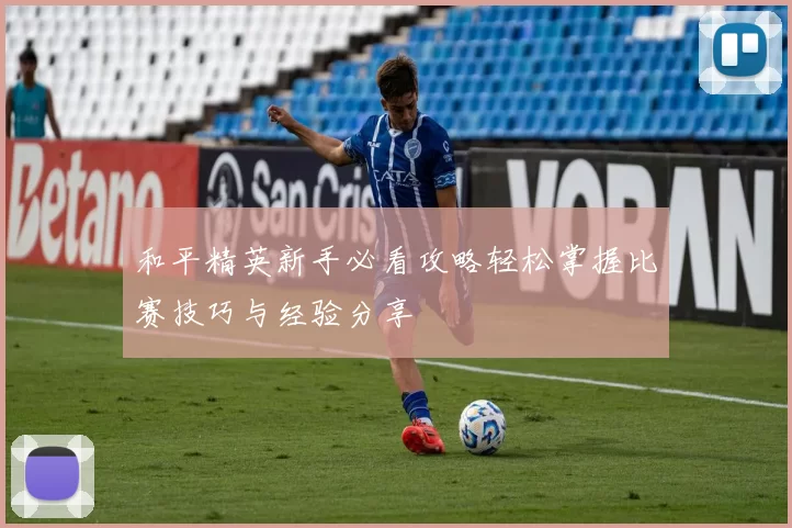 和平精英新手必看攻略轻松掌握比赛技巧与经验分享